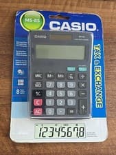 Image of Casio Calculator MS-8S Two Way Power, Brand New and Sealed