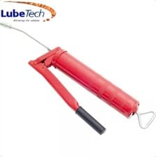 Image of LUMATIC MATO 400g SIDE LEVER GREASE GUN COMPLETE WITH STEEL TUBE & 4 JAW COUPLER