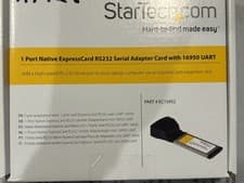 Image of StarTech EC1S952 1-Port Native ExpressCard RS232 Serial Adapter Card with 16950