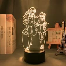 Image of Anime Led Light Bloom Into You Nightlight for Bedroom Decor Nightlight 3D Lamp