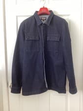 Image of Barbour International blue overshirt Large