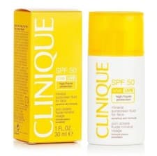 Image of Clinique Mineral Sunscreen Liquid Facial Cream with SPF50 30ml BNIB
