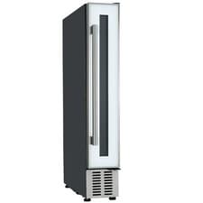 Image of Cookology Wine Cooler 7 Bottle Under Counter Fridge 15cm - White CWC150WH