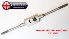 Image of 3/16" - 1/2"" M5-M12 Adjustable Tap Wrench Steel Body