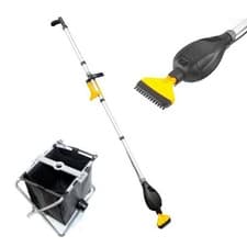 Image of HOZELOCK POND VACUUM & BASKET VAC CLEANER HOOVER SLUDGE SILT REMOVER GARDEN BAG