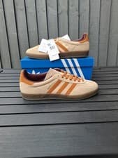Image of Adidas Originals Gazelle Indoor Warm Sandstone Trainers Men's Size 10.5 (UK)