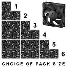 Image of Arctic P12 Pro 120mm PWM Case Fan 3000 RPM 77 CFM 4-Pin ACFAN00305A Pack