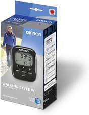 Image of Omron Walking Style IV Pedometer Step Counter Calorie & Distance Tracker - Black