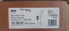 Image of MIRA Decor Dual Electric Shower . Warm Silver - 10.8 kW. Brand New