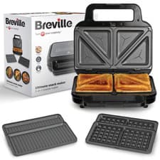Image of Breville 3 in 1 Sandwich, Waffle and Panini Maker, VST098