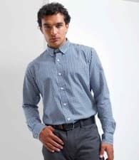Image of Premier Maxton Check Long Sleeve Shirt PR252 Medium NEW!