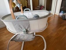 Image of baby cot bed with mattress New