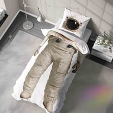 Image of Astronaut Duvet Cover Personalised Kids Costume Bedding Fun Space Bedroom Design