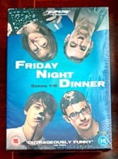 Image of FRIDAY NIGHT DINNER SERIES 1 TO 5 DVD BOX SET BRAND NEW & SEALED