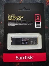 Image of SanDisk Extreme 2TB M.2 NVMe PCIe Gen4 SSD New Sealed VAT Inc UPS Fast