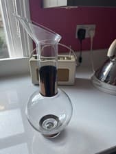Image of Tom Dixon Tank Jug Mouth-Blown Clear Glass & Copper 35cm Serving Carafe Boxed