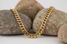 Image of Fred Bennett Heavyweight Curb Chain Necklace 56cm N4563