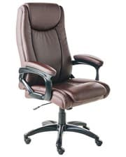 Image of Executive Chair GRACEFUL Faux Leather Dark Brown