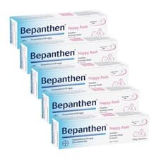 Image of Bepanthen Nappy Rash Ointment 100 g x5 Gentle Healing & Daily Protection Cream