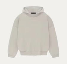 Image of Fear of God Essentials Sweatshirt Hoodie in Silver Cloud Casual Size XS NWOT