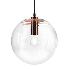 Image of Glass Pendant Light Kitchen Clear Lamp Shade Modern Ceiling Lighting Kitchen