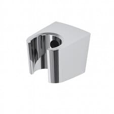 Image of Shower Handset Holder Fixed Angled Bracket in Chrome Replacement incl Screws