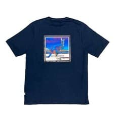 Image of Genuine KANGOL T-shirt TEE ESTABLISHED Male L Blue - KAS23-TSH13-139-L