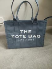 Image of The Large Tote Marc Jacobs Bag Blue Shadow New Hard To Find Sold Out Rrp$225