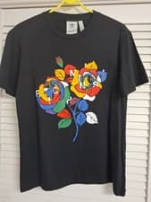 Image of Black Adidas T Shirt  Uk 14 New