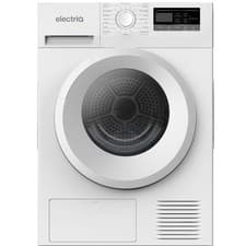 Image of electriQ 7kg Heat Pump Tumble Dryer White Anti-Crease Sensor Dry A+ Rated