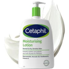 Image of Cetaphil Moisturiser Lotion Face & Body Normal to Dry Sensitive Skin Niacinamide