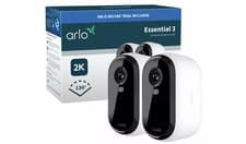Image of Arlo Essential 3 2K Outdoor Security Camera - Pack of 2 - BRAND NEW AND SEALED
