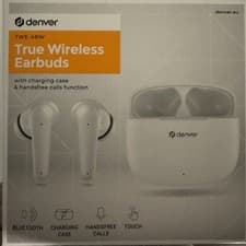 Image of Denver TWE-48W Headset True Wireless Stereo In-ear Calls/Music Bluetooth White