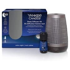 Image of Yankee Candle Sleep Diffuser Starter Kit with Calm Night Refill - Bronze