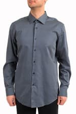 Image of Hugo Boss Men's "Jango" Slim Fit Geometric Print Long Sleeve Shirt