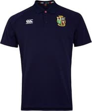 Image of British & Irish Lions Polo Shirt Men's Rugby Canterbury Pique Training Top - New