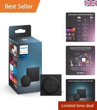 Image of Hue Tap Dial Switch [Black] - Elegant Smart Lighting Control for Home Automation