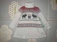 Image of Polo Ralph Lauren Girls Holiday Turtleneck Dress Size 2 Years BNWT RRP £109