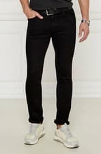 Image of HUGO BOSS SLIM FIT Black HUGO 708 mens Stretch Demin JEANS 36x32