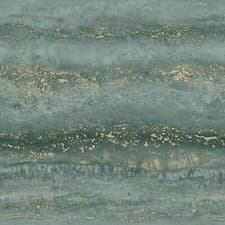 Image of Muriva Semper Ombre Marble Wallpaper Metallic Horizontal Stripes - Jade 189505