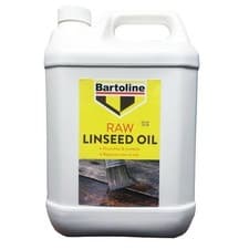 Image of Bartoline Raw Linseed Oil Nourishes and Protects All Wood Water Resistant Oil 5L