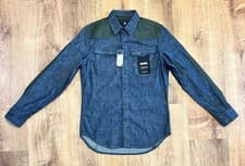 Image of New G-Star Raw 3301 Clean Slim Western Denim Shirt S jeans jacket gstar g star