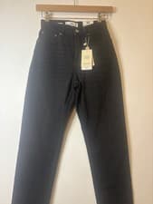 Image of Mango Mom Comfort Jeans – Black