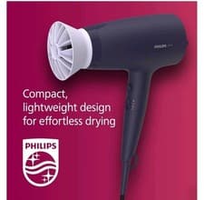 Image of Philips Hair Dryer 3000 Series, ThermoProtect Attachment, with Nozzle, 2100W,