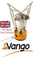 Image of Vango Compact Gas Stove Portable Camping Hiking Trekking Fishing