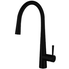 Image of Contemporary Pull Out Single Lever Kitchen Sink Mixer Tap - Choice of Finish