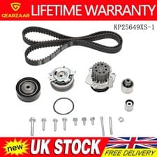Image of Timing Belt + Water Pump Kit FOR VW Audi Skoda Seat 1.2 1.6 2.0 TDI KP25649XS-1