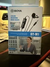 Image of BOYA BY-M1 Lavalier Clip On Microphone New Unopened In Box