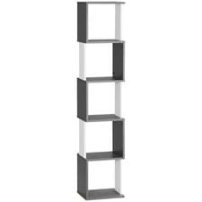 Image of HOMCOM 5-Tier Bookshelf Freestanding Bookcase Storage Shelves