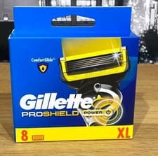 Image of 🟢 Gillette ProShield Power 8 Razor Refill Cartridges Size XL Comfort Glide BNIB